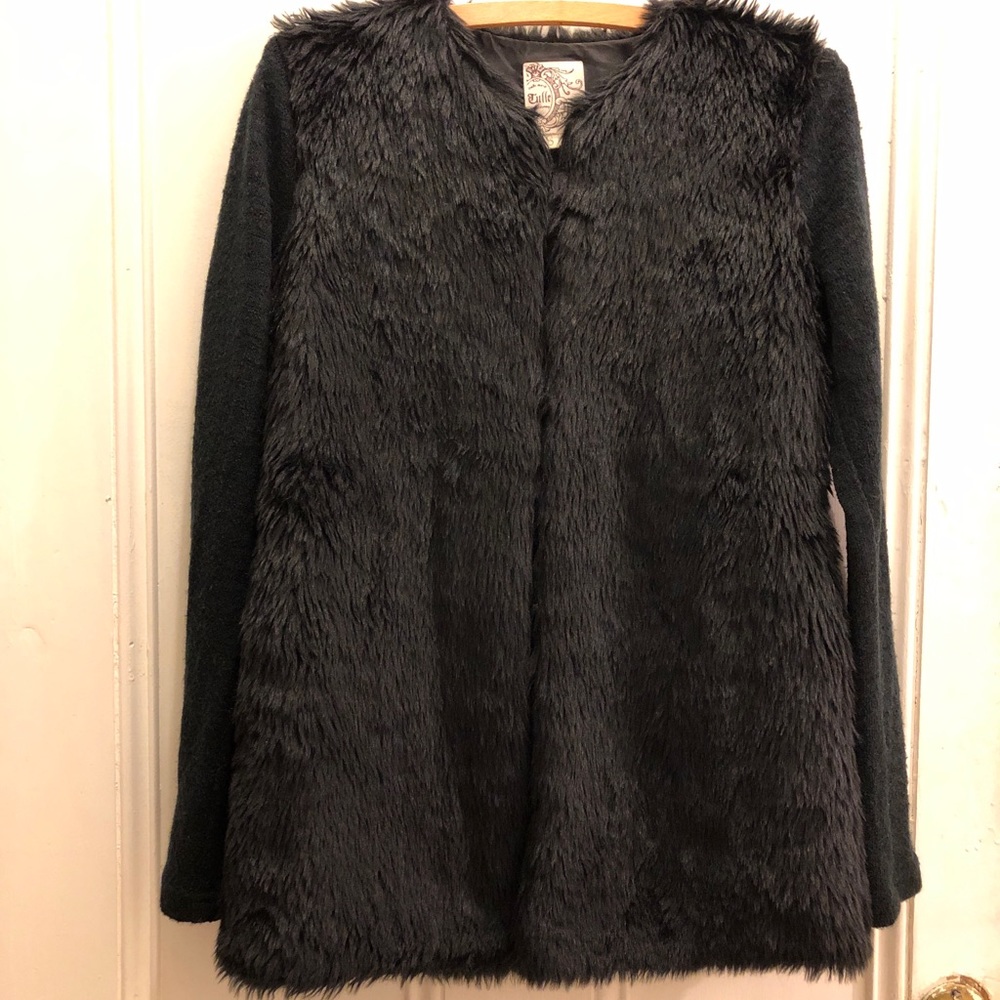 Faux Fur Sweater